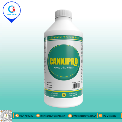 CANXIPRO - BỔ SUNG CANXI, PHÒNG NGỪA YẾU CHÂN VÀ VỎ TRỨNG MỎNG